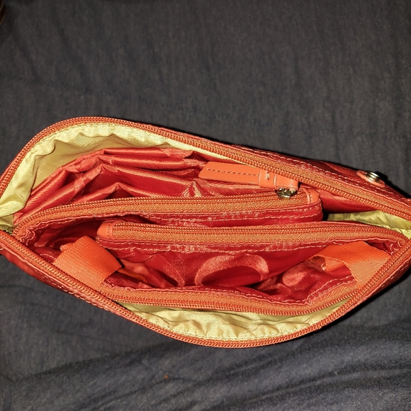 Coach Nylon Packable Weekender Bag - RED ❤ - Picture 14 of 15